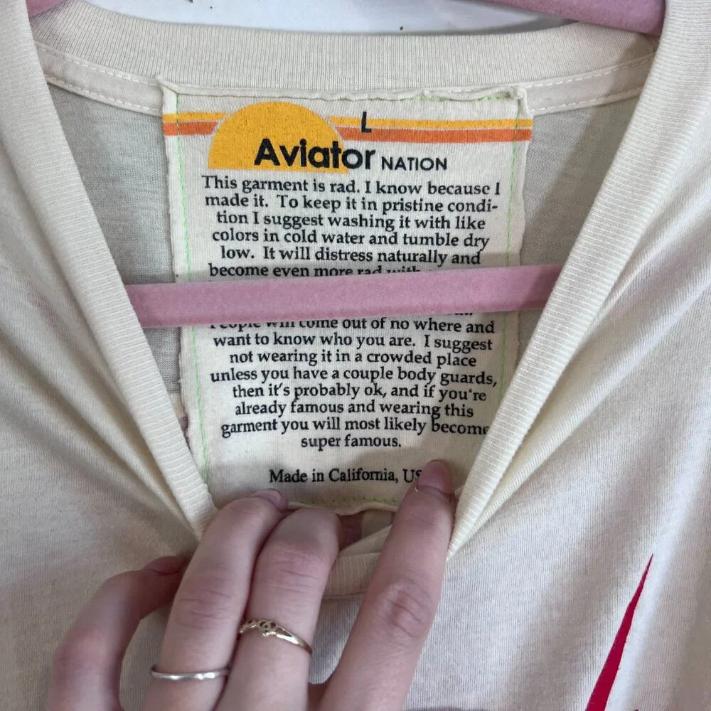 RARE AVIATOR NATION WILL FERRELL'S BEST NIGHT OF YOUR LIFE TEE - Picture 6 of 9